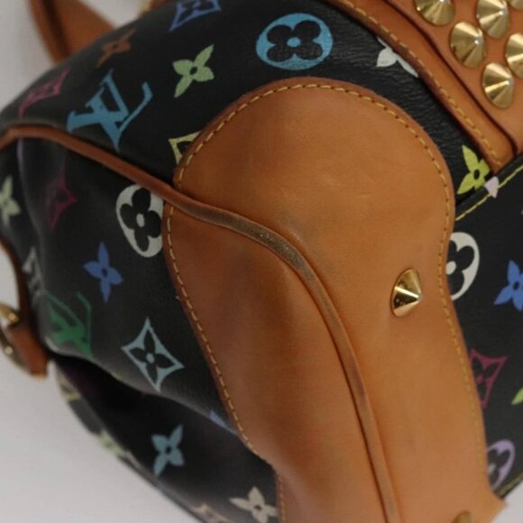 LOUIS VUITTON Monogram Multicolor Courtney MM Bag 2way Black M45642 Auth 107874V - Picture 4 of 16